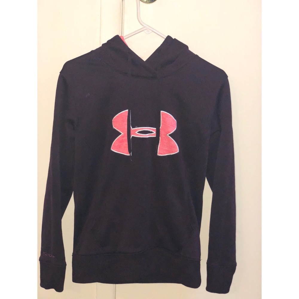 Pink and Purple Under Armour Hoodie